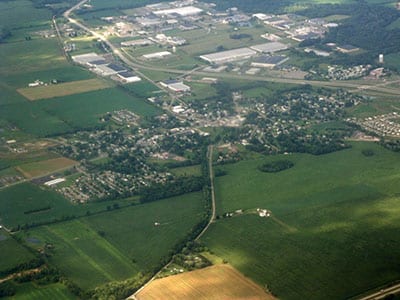 hebron-hvac Satellite image of Hebron, Ohio